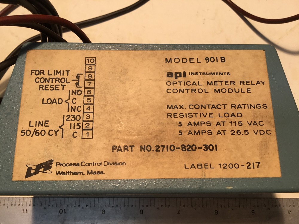 1 pc LFE API 901B Optical Meter Relay Control Module 2710-820-301 Used (177)