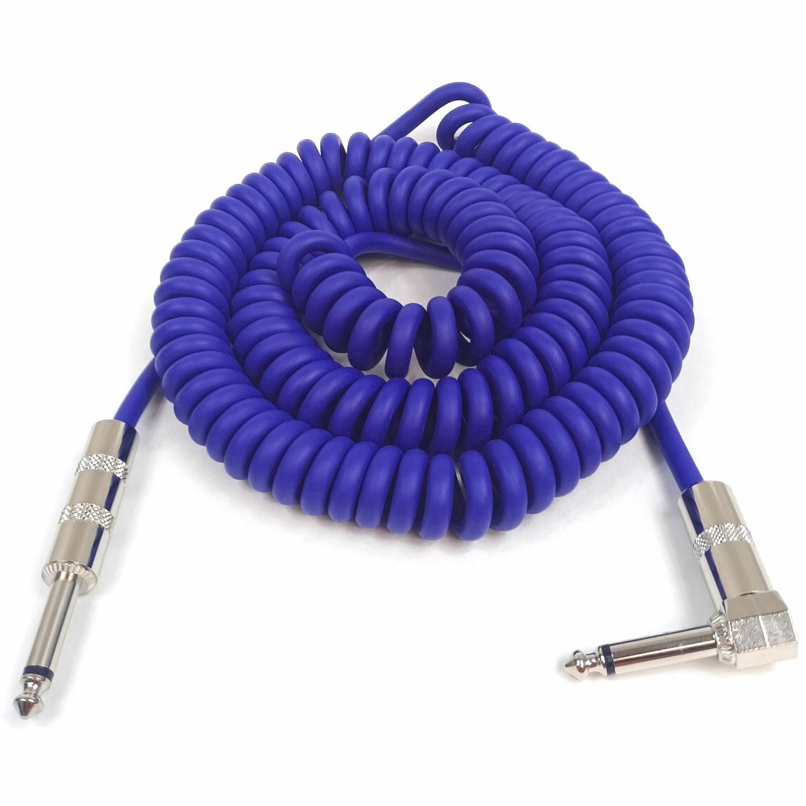 Perfektion PM204-BL Vintage Coiled 20 ft. Guitar and Instrument Cable, Blue