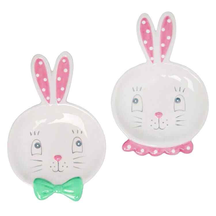 Easter Dottie Spoon Rests Plates Set/2