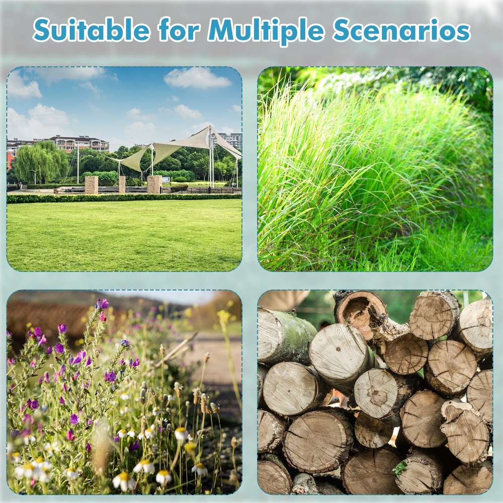 Electric Cordless Grass String Trimmer Lawn Edger Weed Eater Wacker + 2 Battery