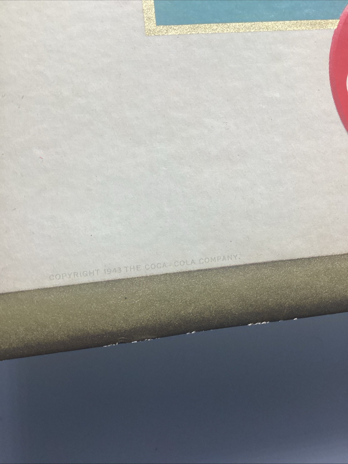 Original 1943 Coca-Cola WW 2 Coronado PB2Y-2 Navy Patrol Bomber Advertising Sign