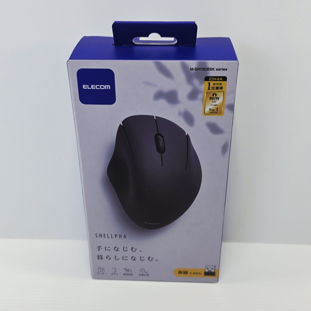 ELECOM Wireless Mouse Shellpha  2.4Ghz M-SH10DBSK Silent Click