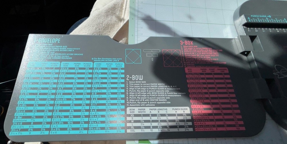 We R Memory Keepers 1-2-3 Punch Board Scrapbooking Tool