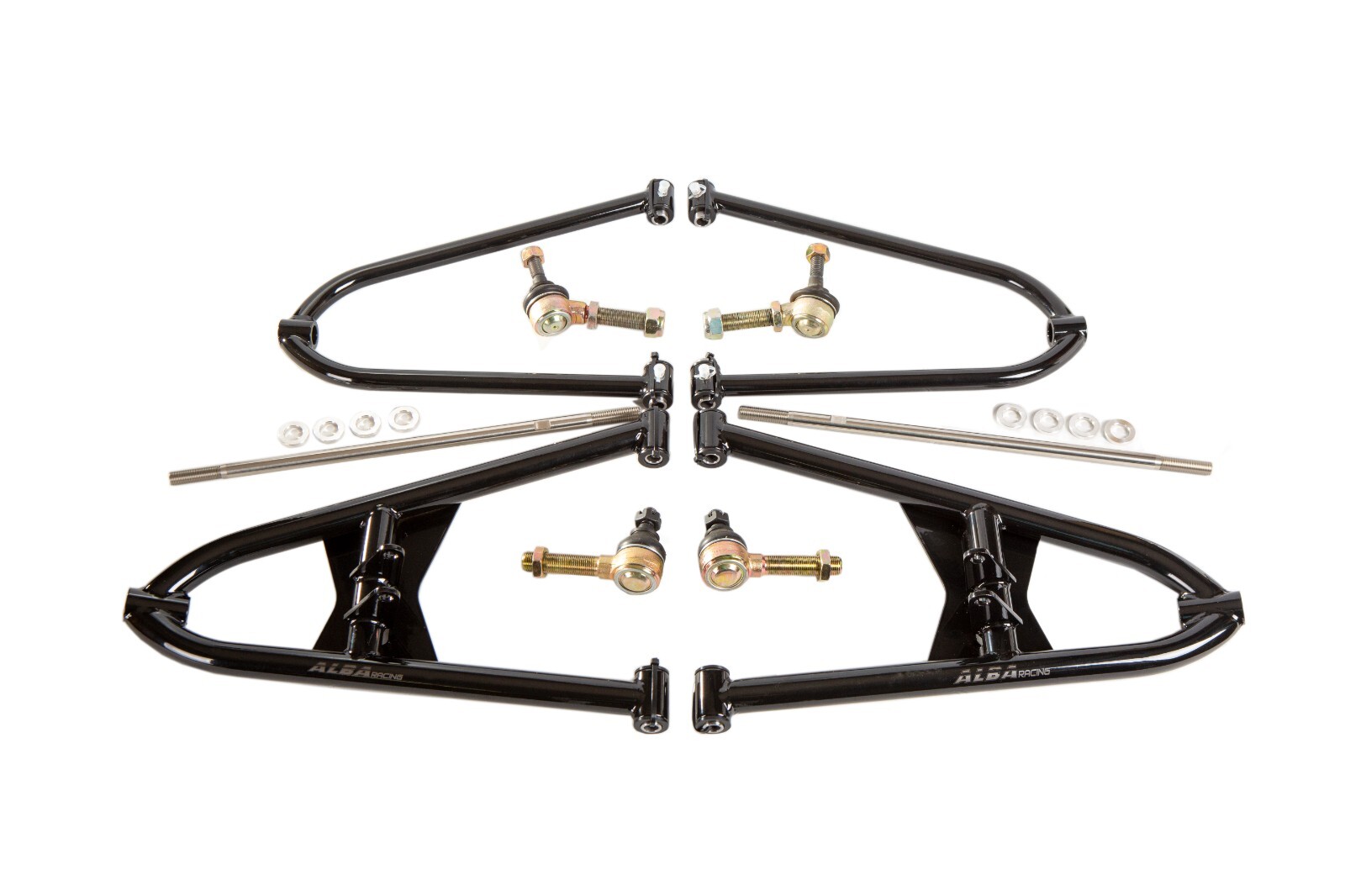 TRX 450R A Arms +2.5 +1 Chromoly Fully Adjustable Armat by Alba Racing