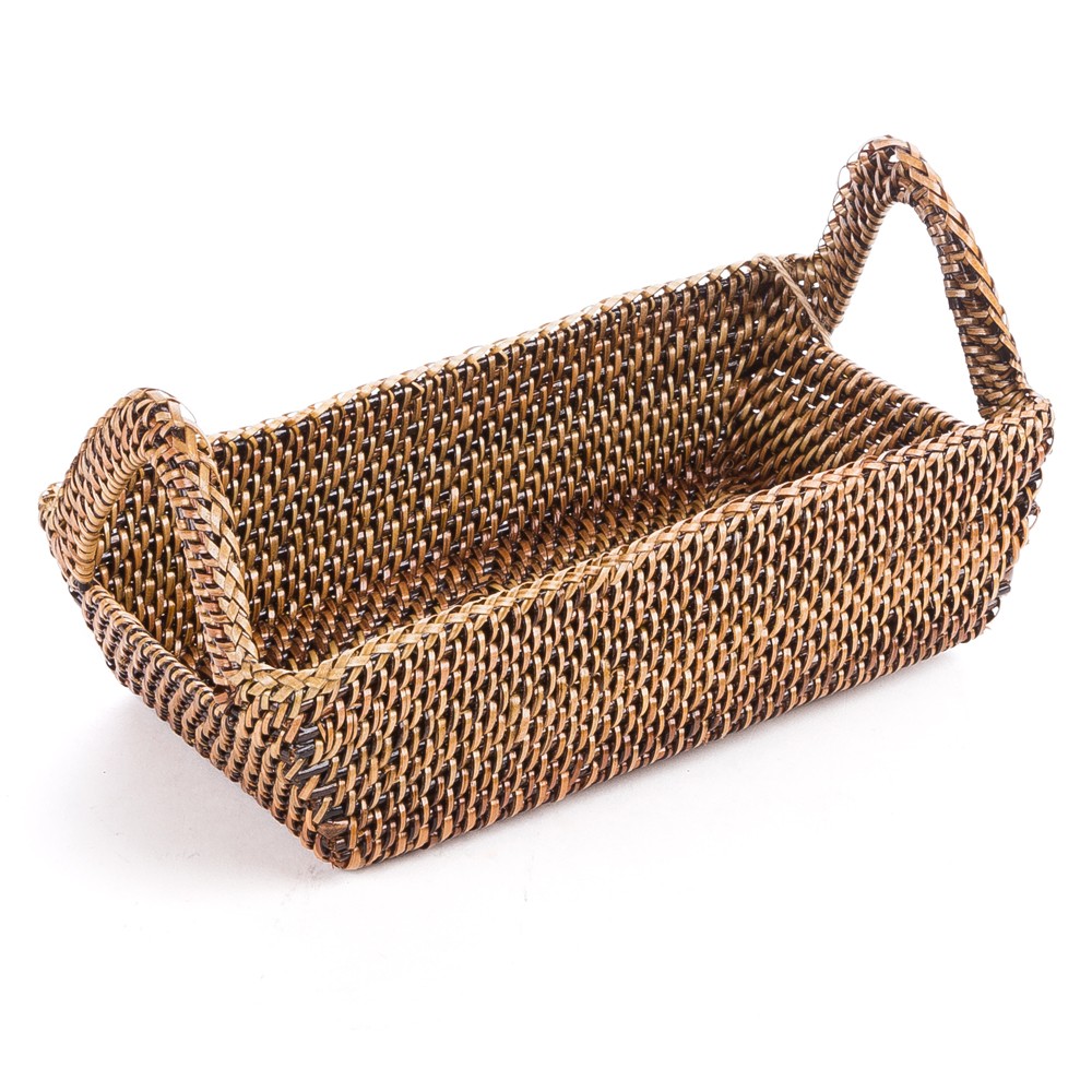 Calaisio Rectangular Basket with Handles 23x12cm