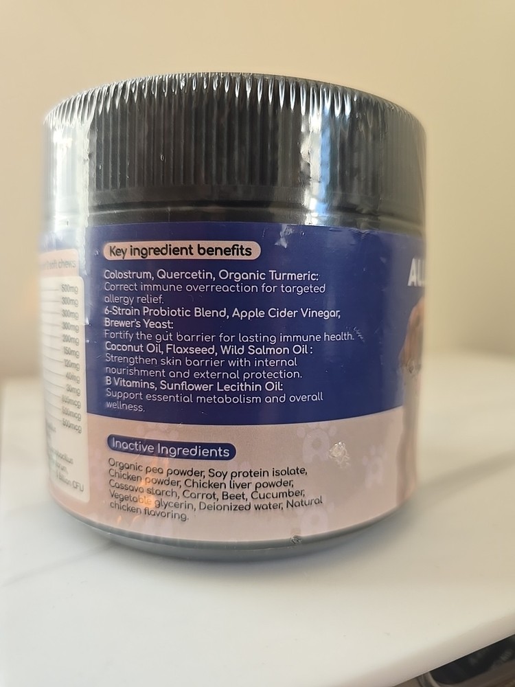 ALLERGY SUPPORT IMMUNE CHEWS ALL AGES 180 SOFT CHEWS