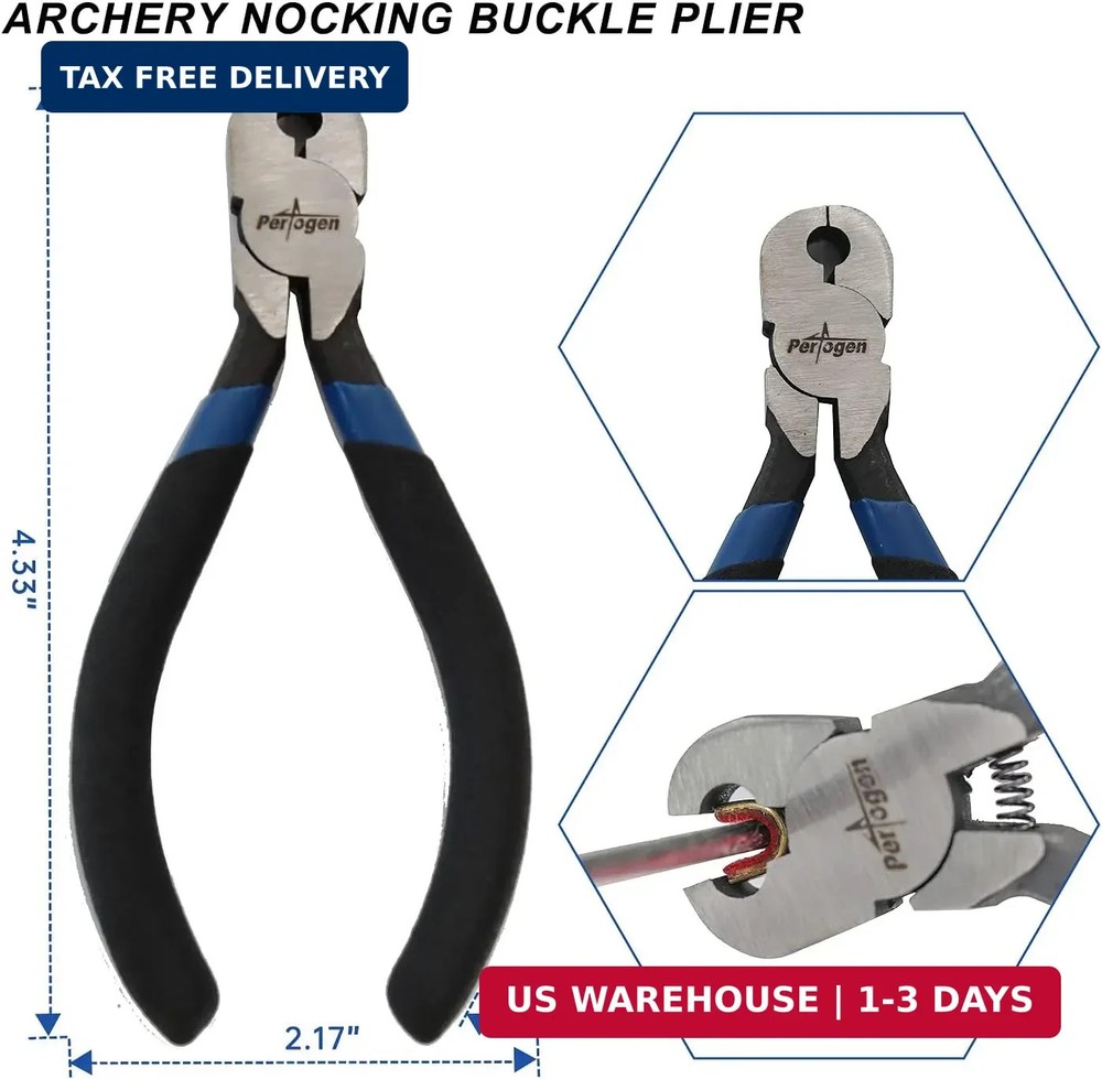Archery Bow String Points Nock Pliers Set T Shape Arrow Bow Square Ruler Nocking