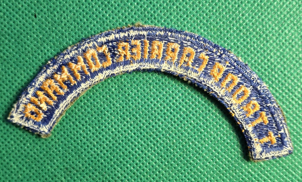 US Army Air Force WW2 1st Troop Carrier Command Tab Patch