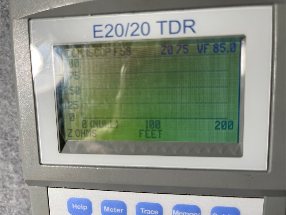 AEA E20/20F Network TDR with CATV Option (6021-5041) (Tool Only)