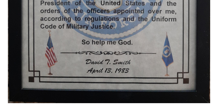 MC-NICE: AIR FORCE Oath of Enlistment Certificate Name & Date PERSONALIZED