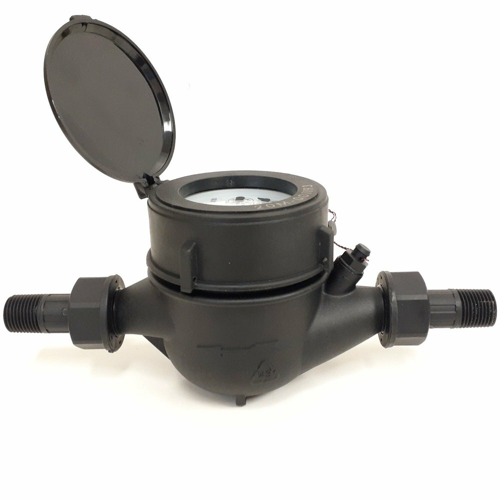 PRM 1/2" Multi-Jet Nylon Totalizing Water Meter, Silicone Seals