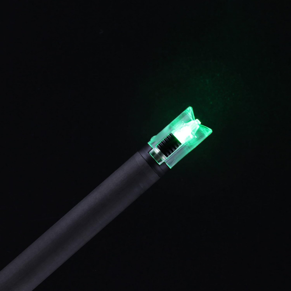 DEEPOWER Crossbow Lighted Nock with On/Off Switch 4 Pack with .285”/.297”