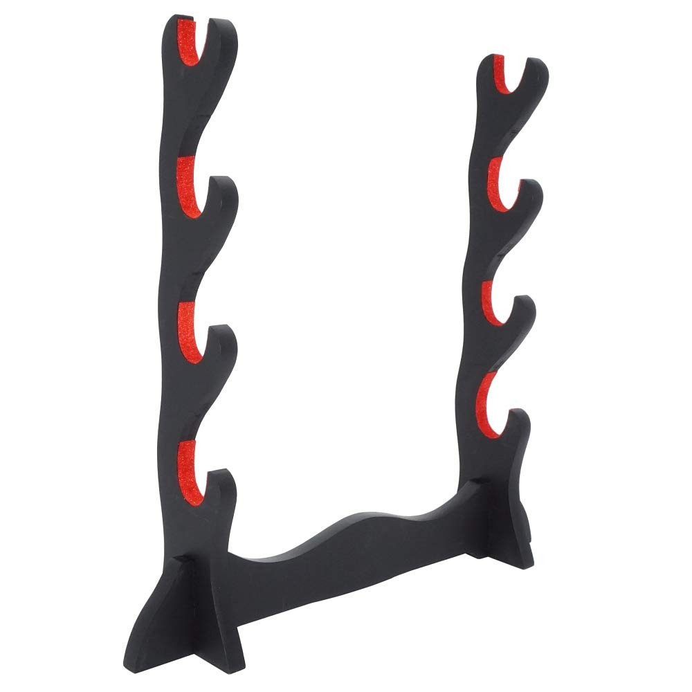 Velvet Sword Stand Holder Katana Display Rack Protective Base