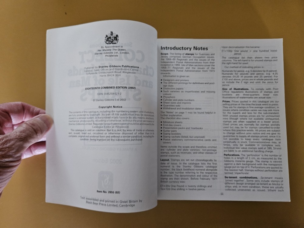 Stanley Gibbons 2002 Collect Channel Islands And Isle Of Man Stamps