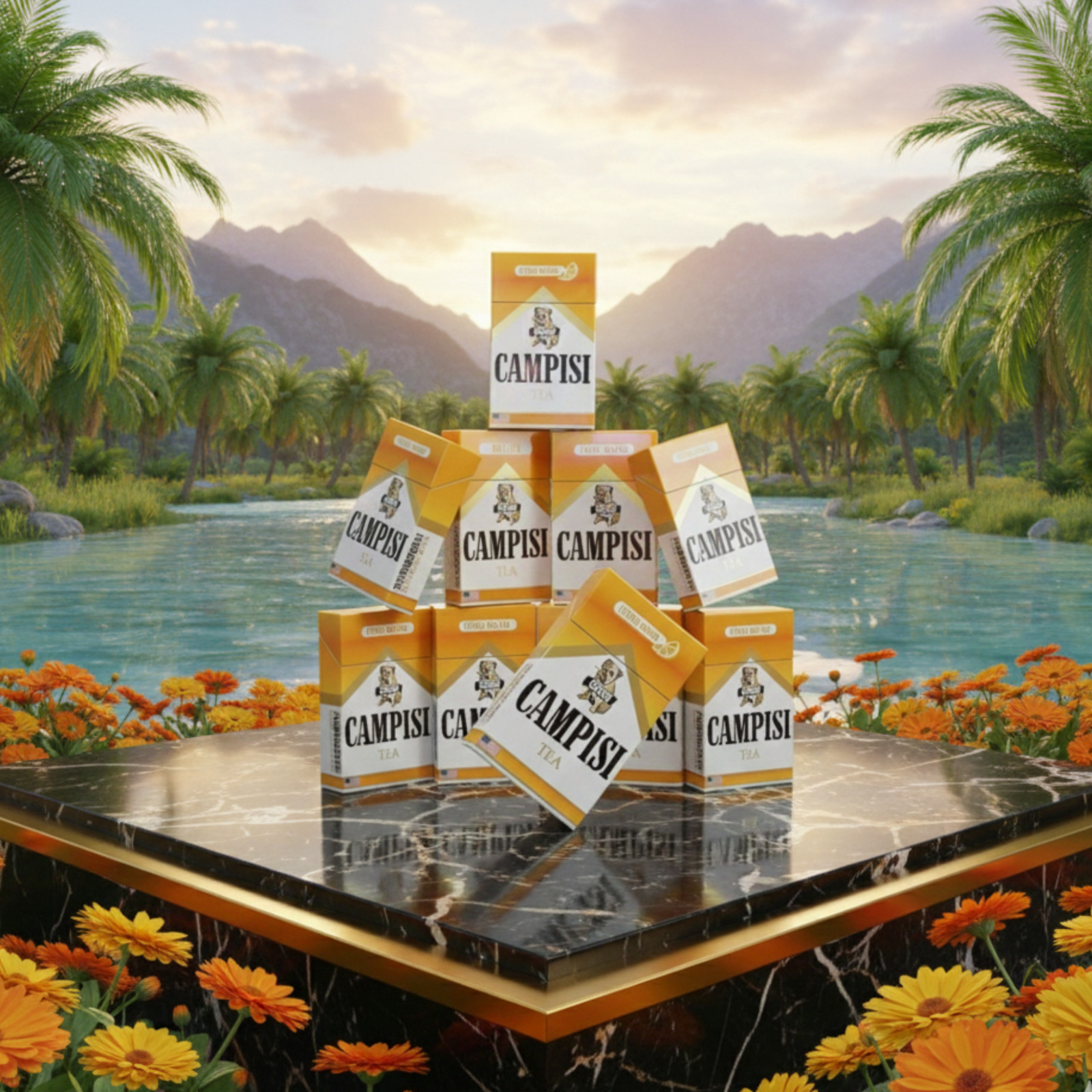 Campisi Mullein 10 Boxs - USA made - Campisi purely Calendula & sundried orange