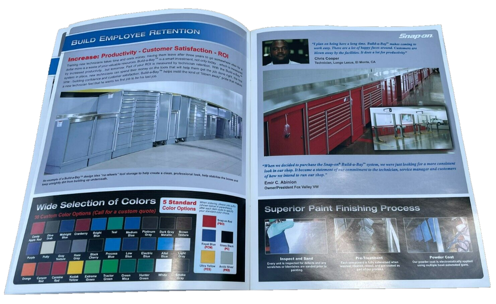 Snap-On Build-A-Bay, Custom Storage Solutions, Catalog
