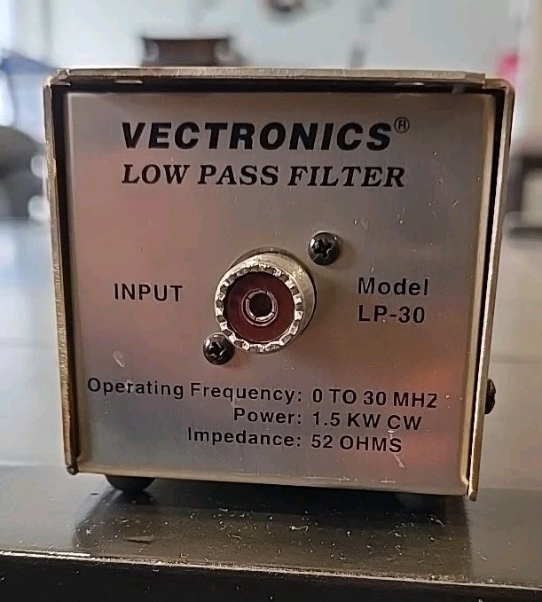 Vectronics LP-30 Low Pass Filter, 0-30 MHz
