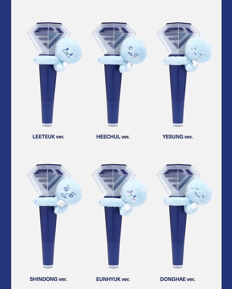 SUPER JUNIOR OFFICIAL LIGHT STICK FANLIGHT DECO DOLL/Tracking Code MD GOODS