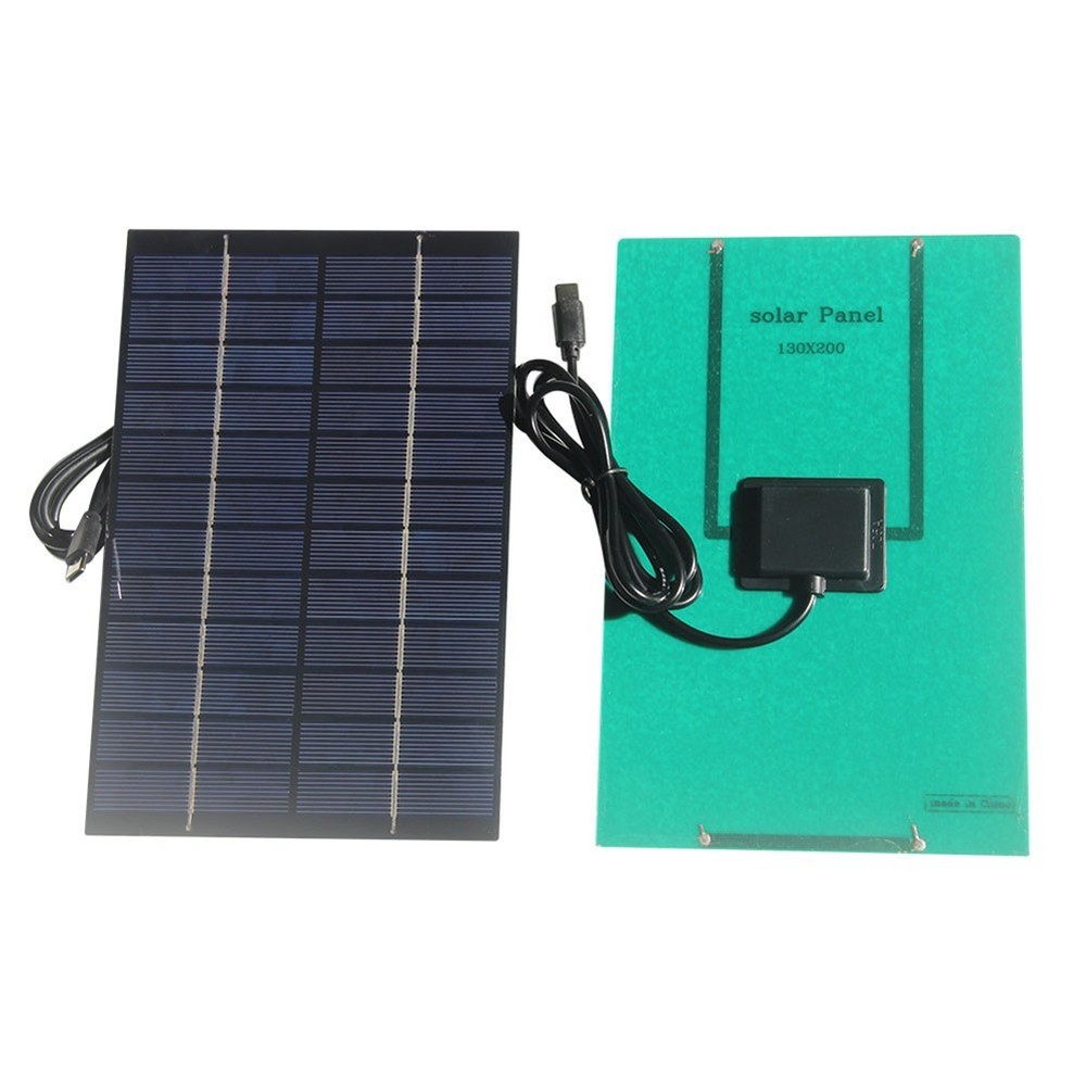 4 2W Solar Panel with Type C for 12V For Outdoor Security Camera Charging