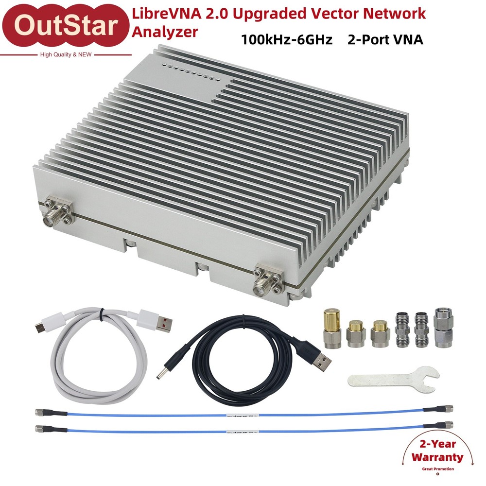 LibreVNA 2.0 Upgraded Version 100kHz-6GHz Vector Network Analyzer USB 2-Port VNA