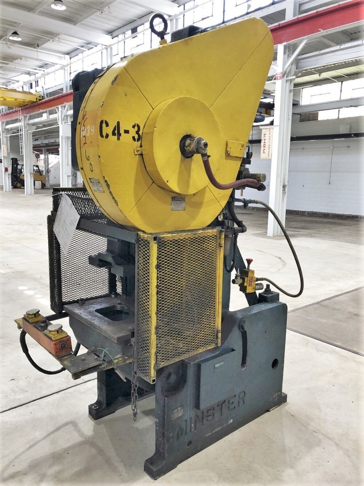 32 Ton Minster #4F • Stamping Press with Variable Speed (65-130 SPM)
