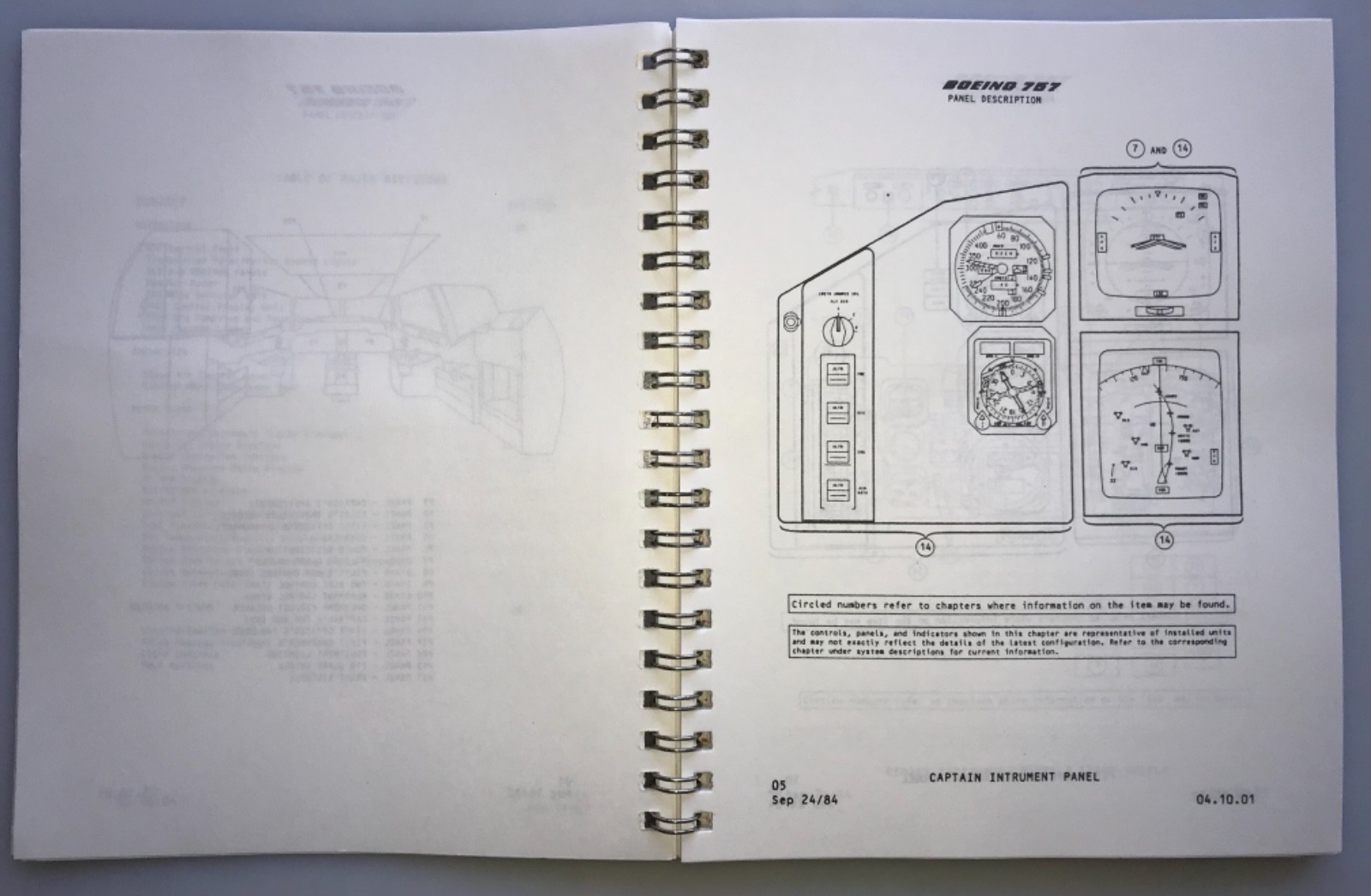 Boeing 757 Panel Description Maintenance Training Manual 1984 Airplane Book
