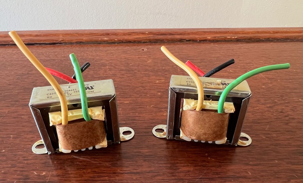 JBL CONTROL 23T MATCHING LINE 70.7V 5W  8 Ohm SPEAKER TRANSFORMERS PAIR WORKING