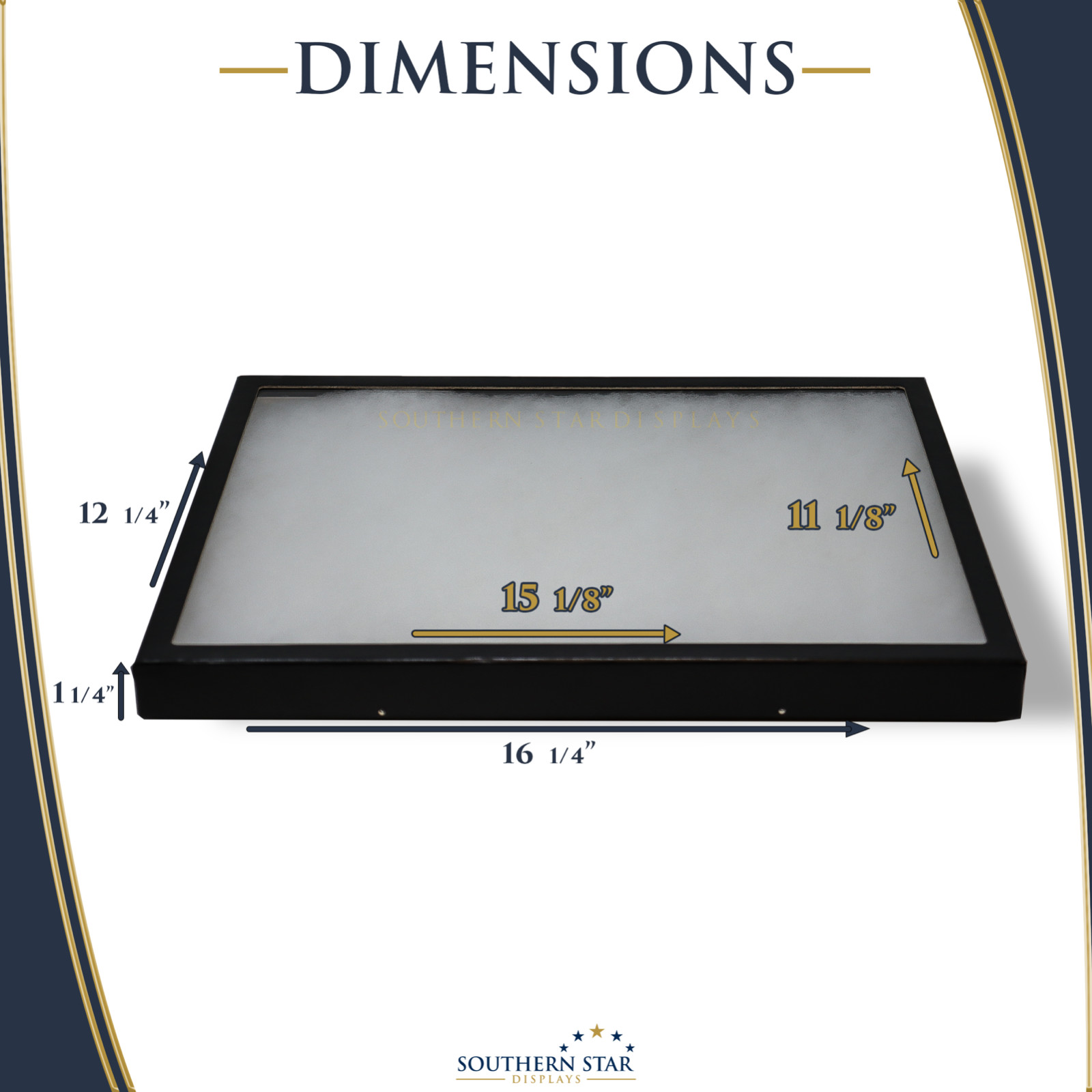 8 Pack of 12 x 16 x 1 1/4 Riker Display Cases Boxes for Collectibles Jewelry