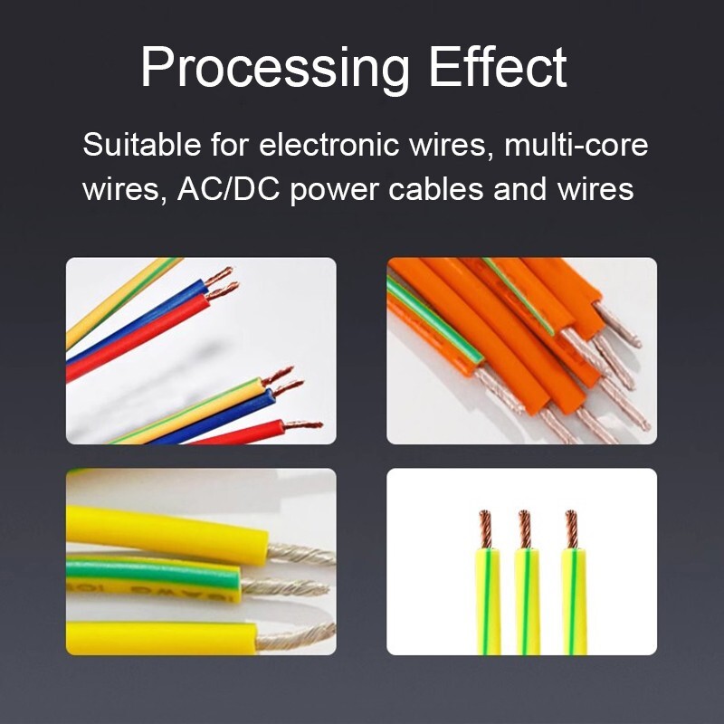 220V Electric Simi-stripped Wire Twisting Machine Cable Wire Stripping Twisting