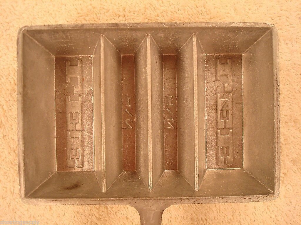 Lee Mold Ingot Mold with Handle both 1 LB and 1/2 LB New In Box 90029