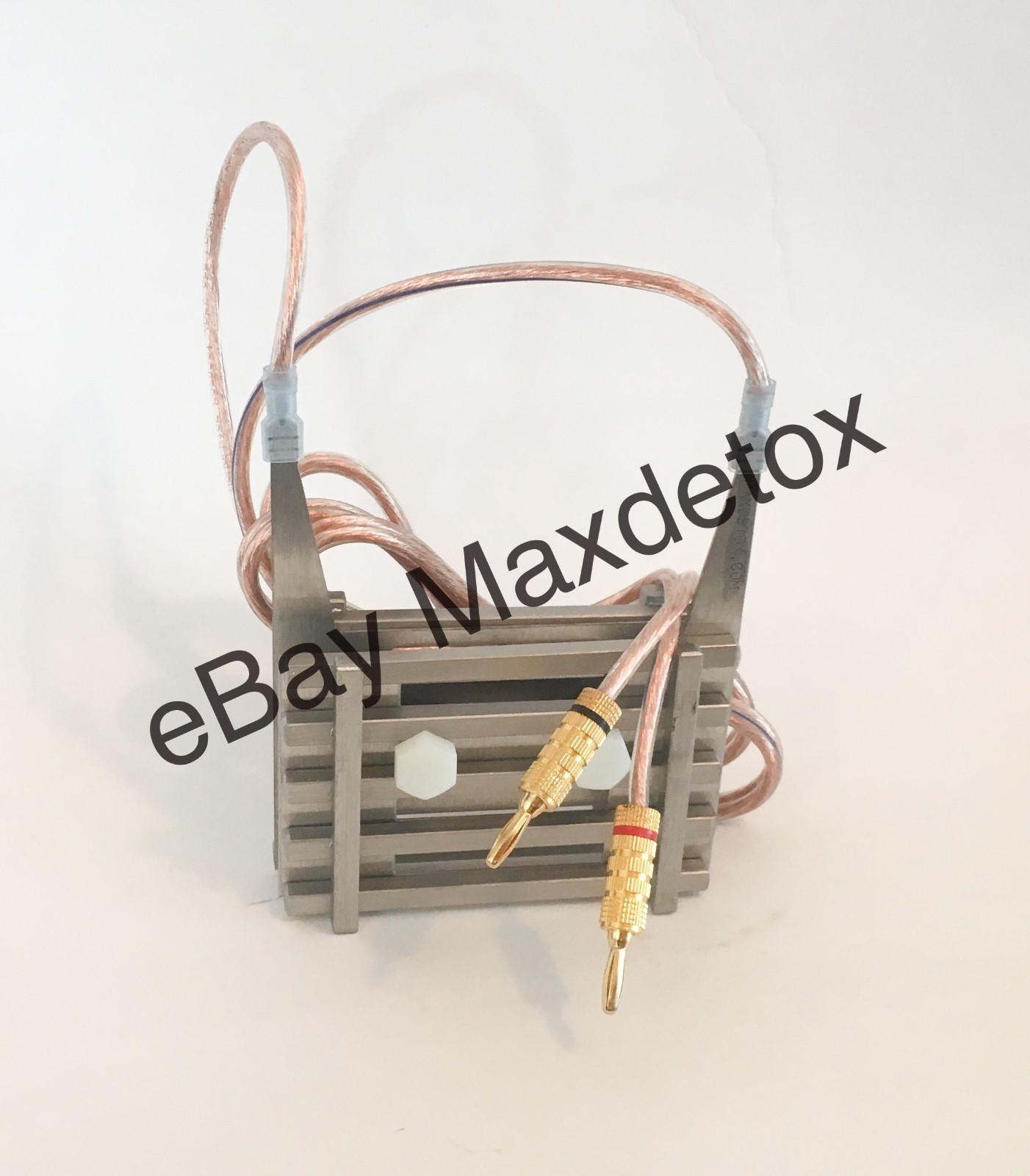 Genuine IONIC BALANCER Foot Spa Detox System w/Classic Stainless Steel Array