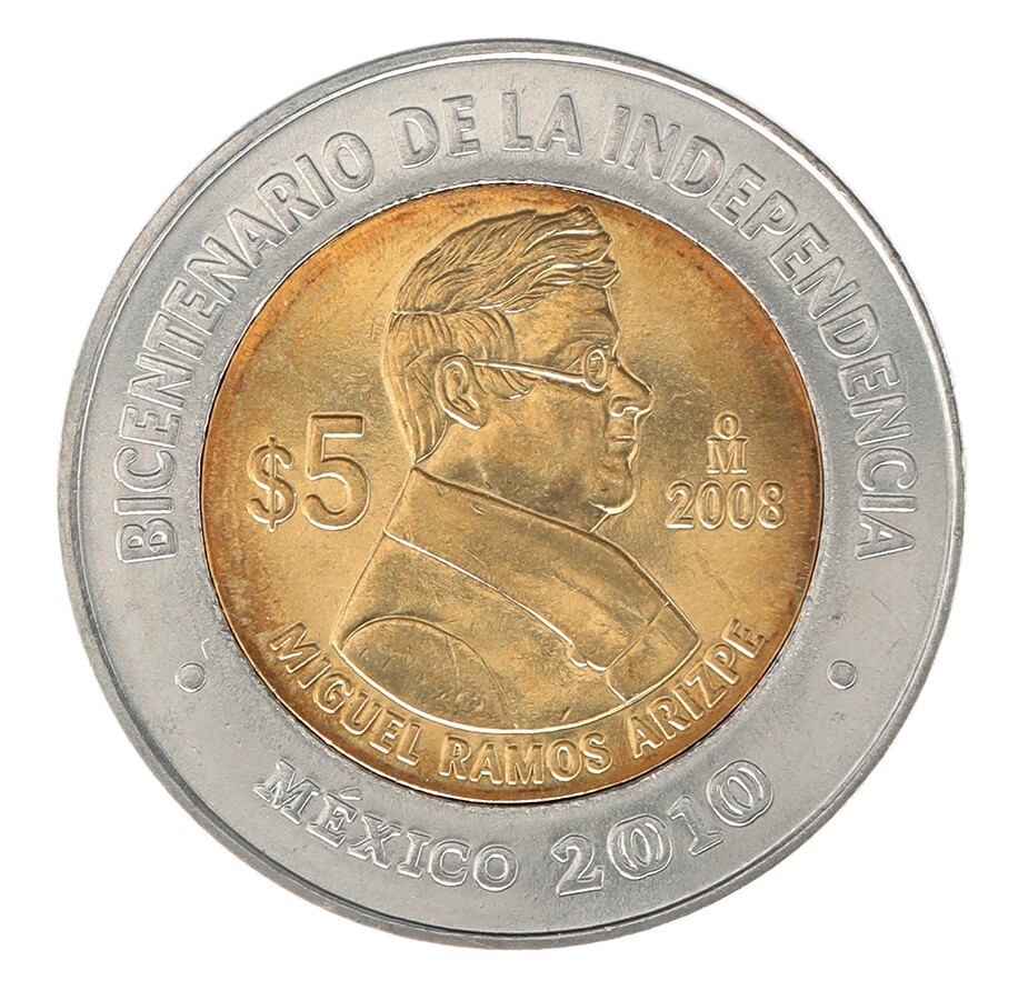 Mexico 5 Pesos, 2008, KM #904, Mint, Commemorative