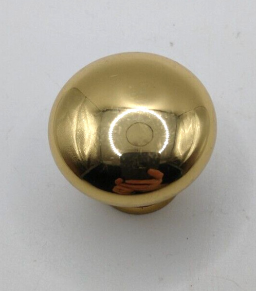 Brass Door Pull Ready to Install Gold Round Drawer Pulls Screws Vary 10 Count