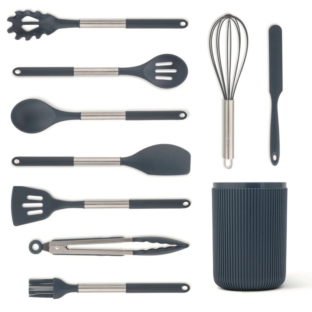 Thyme & Table 10-Piece Silicone Gadget Set - Blue