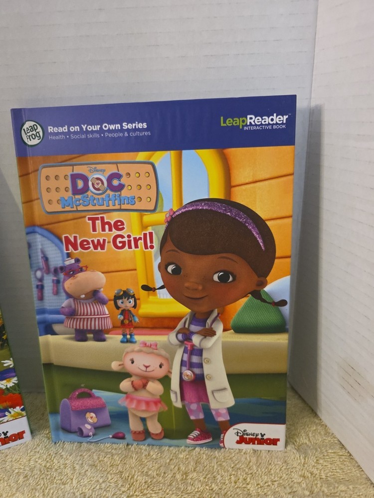 Leap Frog Leap Reader Disney Reader Books New Doc Mcstuffins & Sofia The First