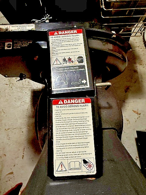 MTD YardWork Wood Chippper - used 2x
