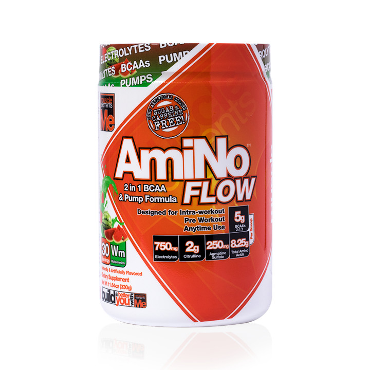 Muscle Elements Amino Flow BCAA 2:1:1 Electrolytes WATERMELON (30 Servings)