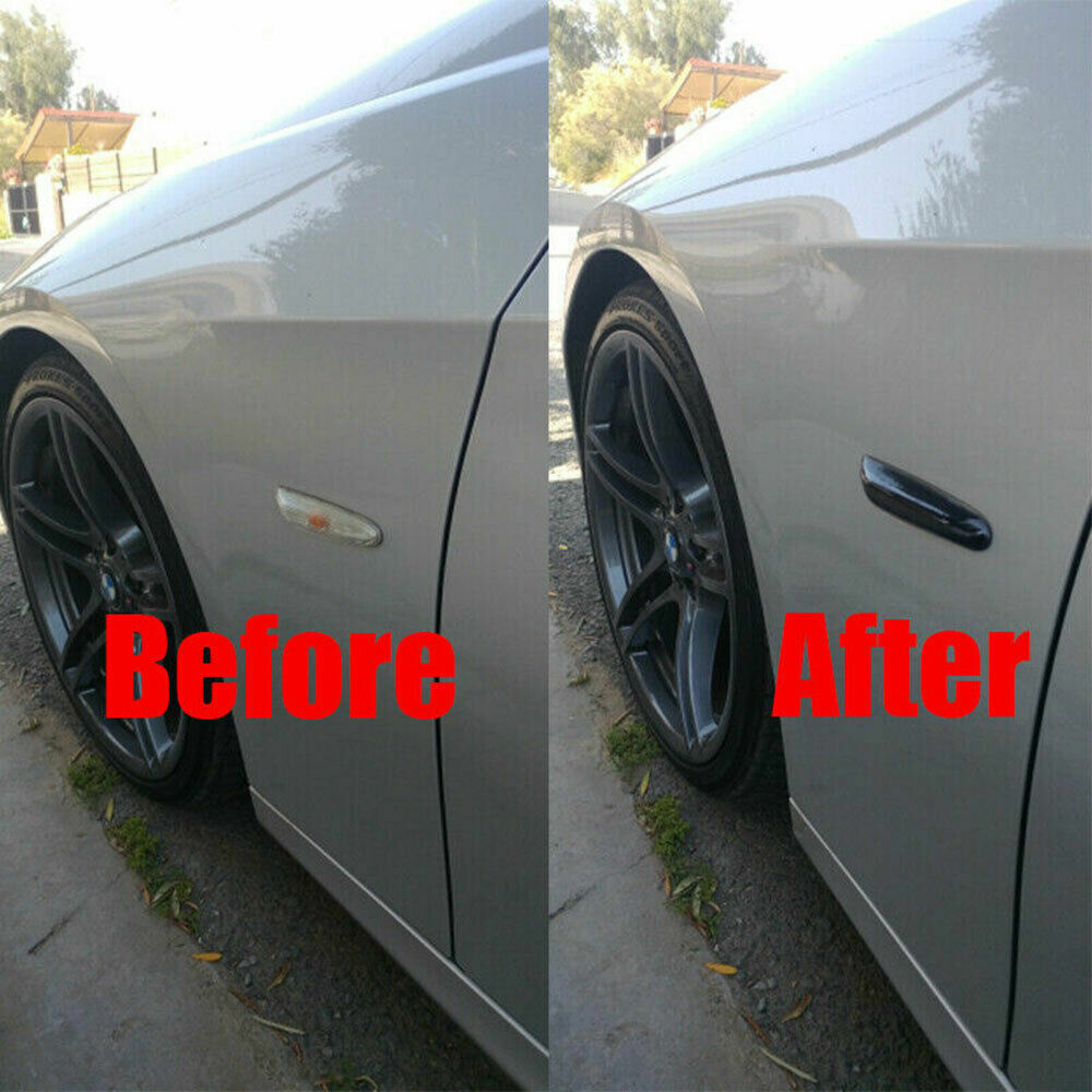 "SMOKE LENS" BMW E82 E88 E90 E92 LED Side Marker Light Signal Blinker Lamp Pair