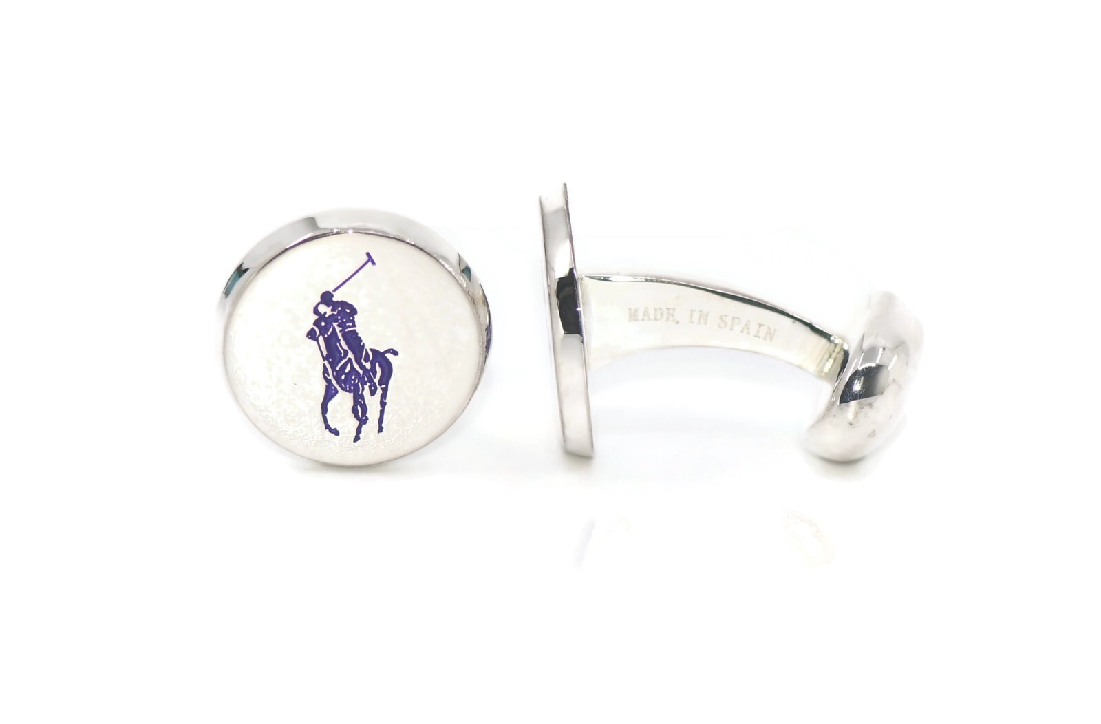 Ralph Lauren Purple Polo Cufflinks