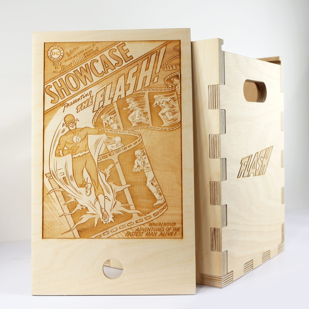 The Flash Timber Comic Storage Box *Comics Not Included