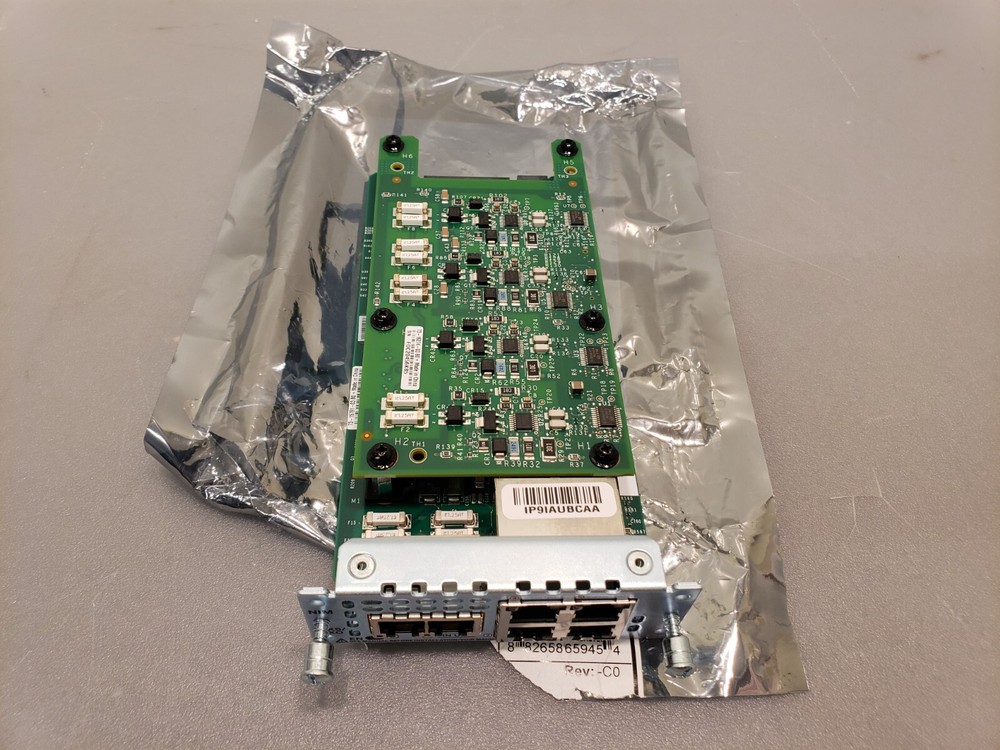 Cisco NIM-2FXS/4FXO 2-Port FXS 4-Port FXO Network Interface Module NOS