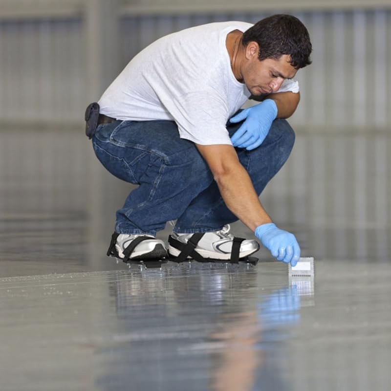 Spike Shoes for Epoxy Flooring Epoxy Shoes with 3/4" Short Spikes for Garage Flo