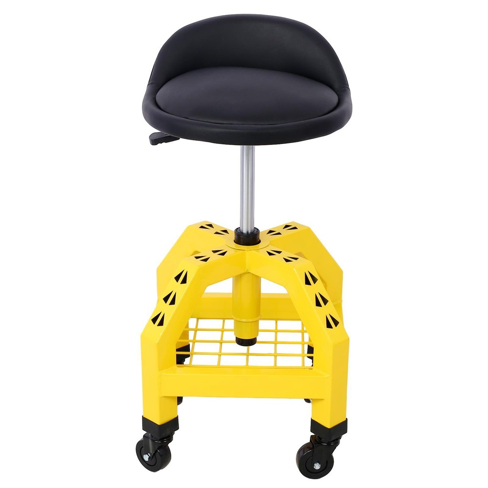 Heavy Duty Rolling Mechanics Stool Shop Stool with Casters