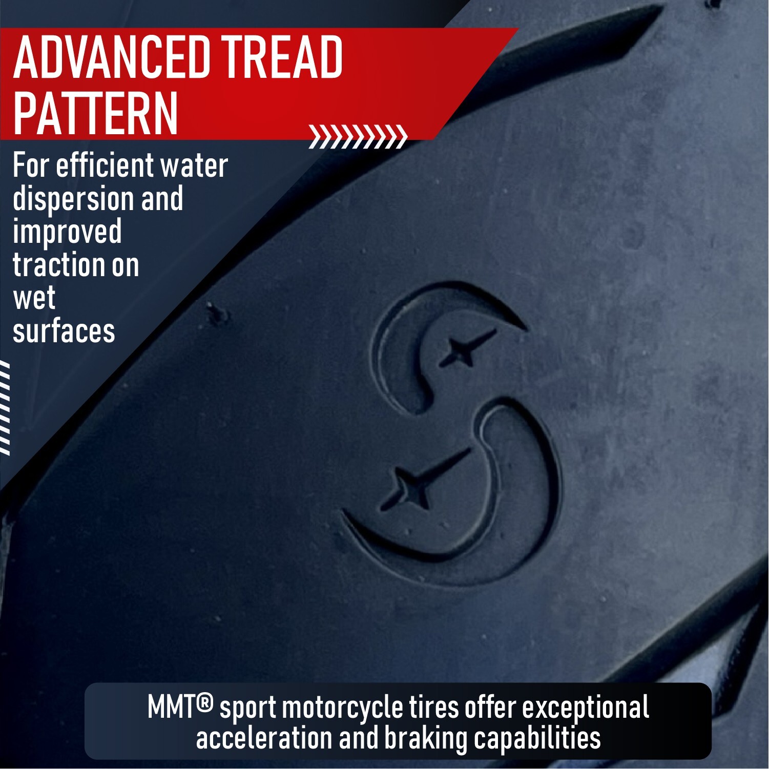 200/50-17 + 120/70-17 MMT Motorcycle Tire SET - NEW (2 TIRES)