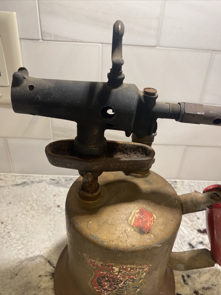Clayton & Lambert - Antique Brass Blow Torch