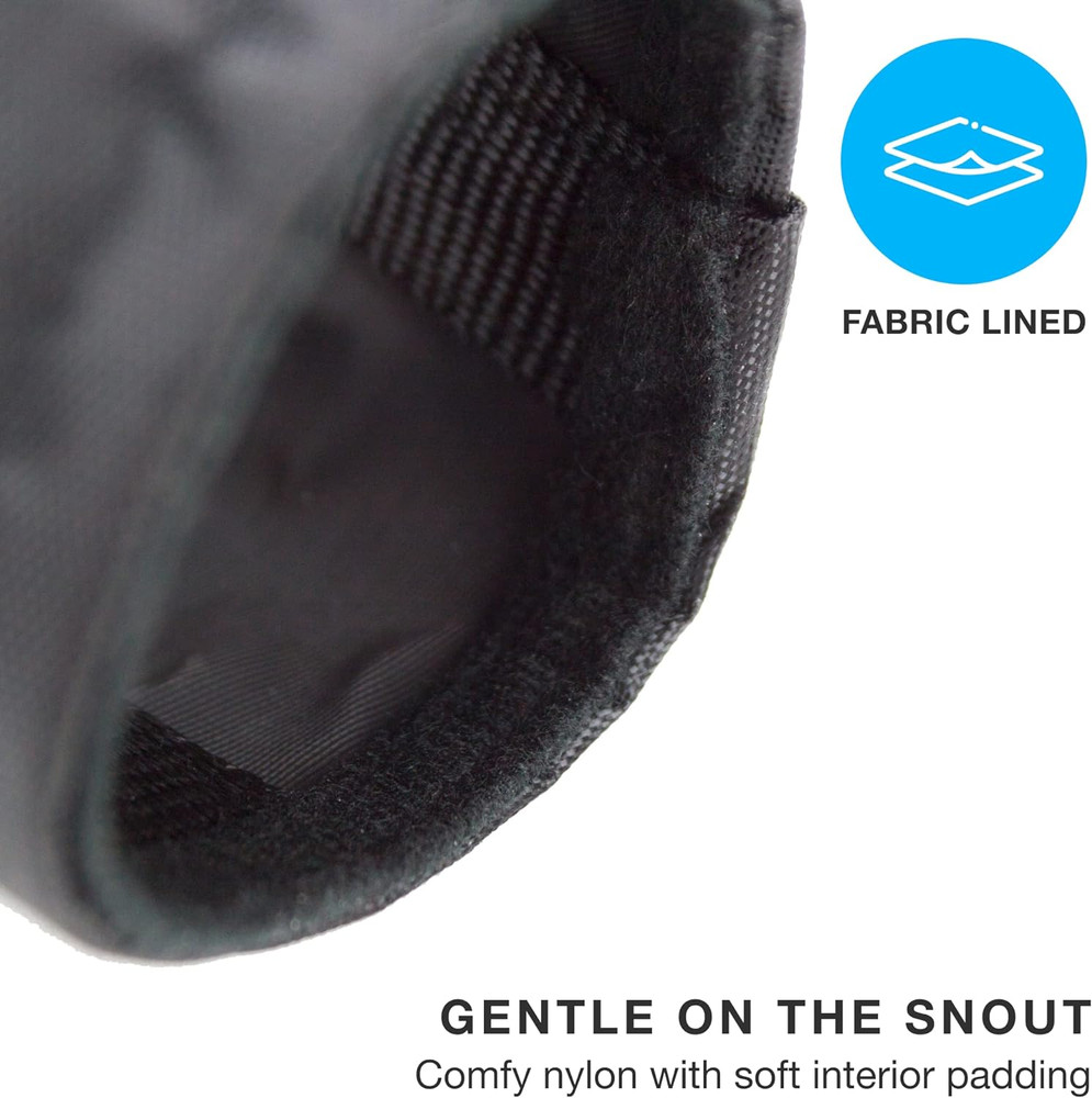 Breathable Nylon Cloth Safety Muzzle (Large)