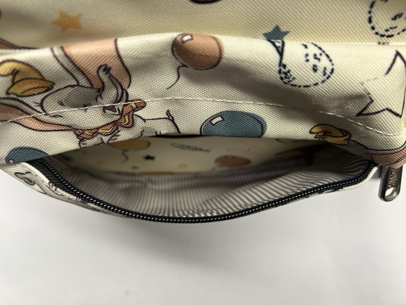 Disney x Loungefly Dumbo White All Over Print Large Backpack Rare See Pics