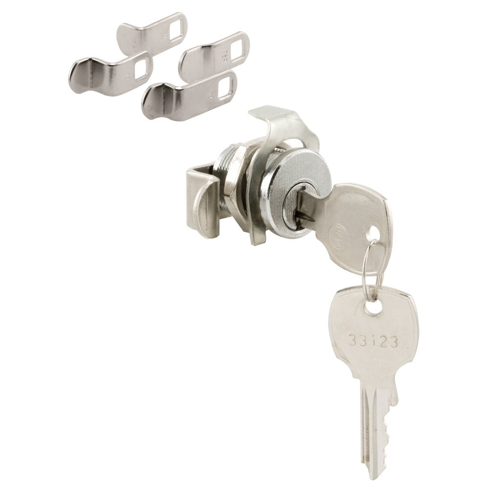 Prime-Line S 4573 Mailbox Lock – Replacement, Multipurpose 1 Pack, Nickel