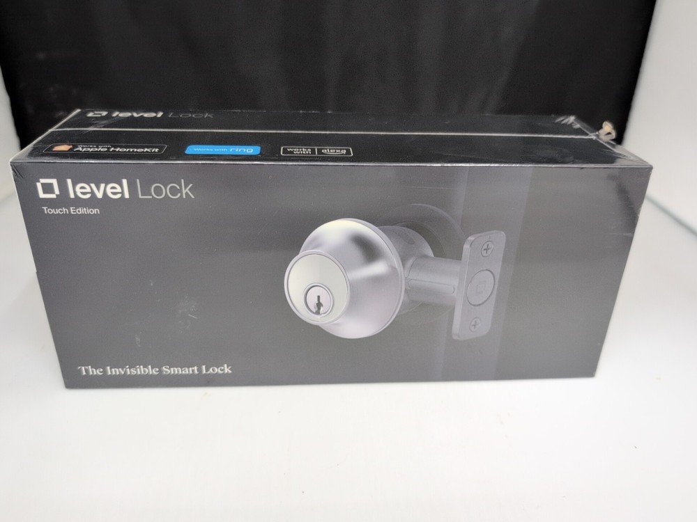Level Lock Touch Edition Smart Lock Deadbolt Matte Black-Homekit-C-L14U #SHEB
