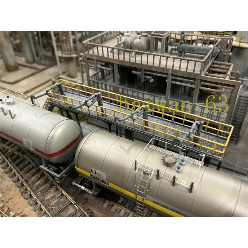Ho Scale 1/87 Train Tanker Loading Unloading Platform Steam Water Adding Platfor